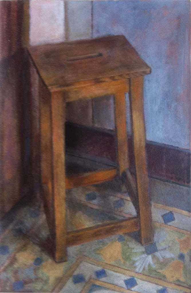 Chaises, œuvre 4, Tempera sur papier — Emmanuel Billon