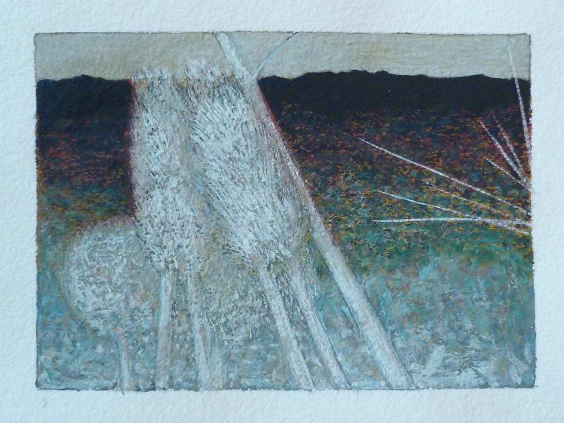 Stations du Christ, Station IV, Tempera — Emmanuel Billon