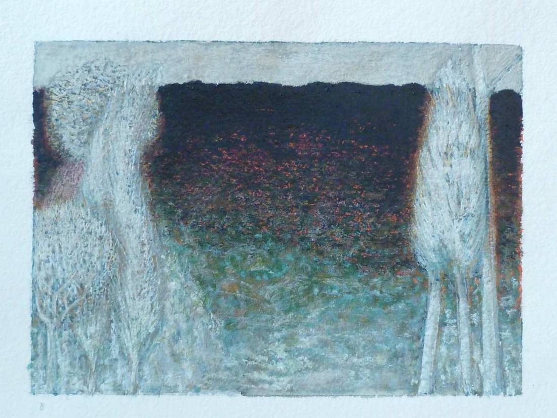 Stations du Christ, Station VII, Tempera — Emmanuel Billon
